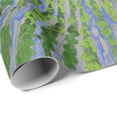 Vincent van Gogh - Landschap met vervoer en trein Cadeaupapier (Rol Hoek)