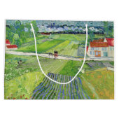 Vincent van Gogh - Landschap met vervoer en trein Groot Cadeauzakje (Achterkant)