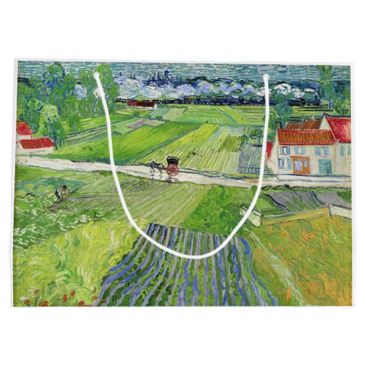 Vincent van Gogh - Landschap met vervoer en trein Groot Cadeauzakje