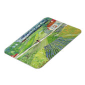 Vincent van Gogh - Landschap met vervoer en trein Magneet (Linkerzijde)