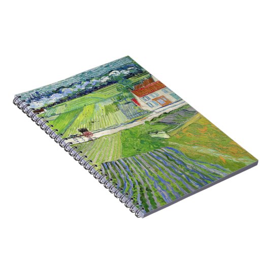 Vincent van Gogh - Landschap met vervoer en trein Notitieboek (Rechterzijde)