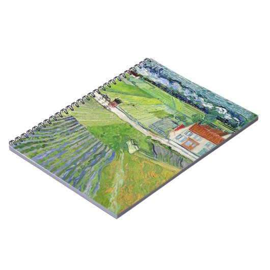 Vincent van Gogh - Landschap met vervoer en trein Notitieboek (Linkerzijde)