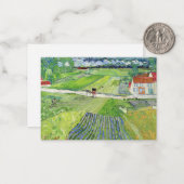 Vincent van Gogh - Landschap met vervoer en trein Notitiekaartje (Voorkant / Achterkant in situ)