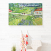 Vincent van Gogh - Landschap met vervoer en trein Spandoek (Insitu)