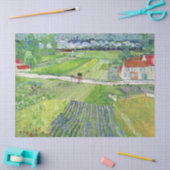 Vincent van Gogh - Landschap met vervoer en trein Tissuepapier (Craft)