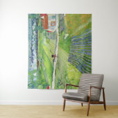 Vincent van Gogh - Landschap met vervoer en trein Wandkleed (In situ)