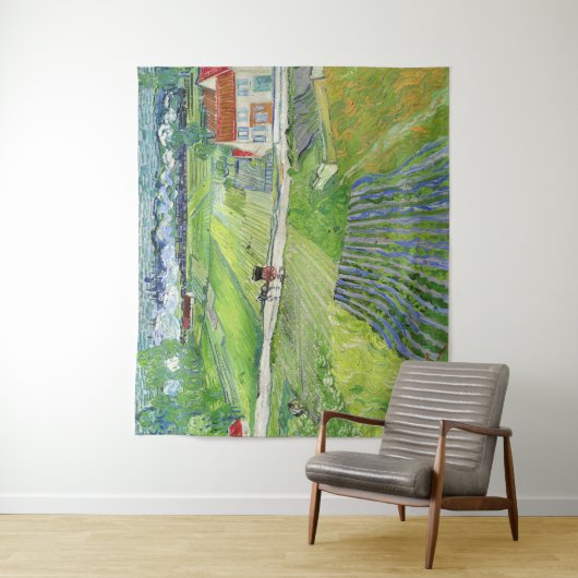 Vincent van Gogh - Landschap met vervoer en trein Wandkleed (In situ)