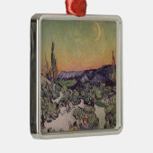 Vincent van Gogh | Landschap Moonlit, 1889 Metalen Ornament (Rechts)