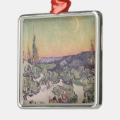 Vincent van Gogh | Landschap Moonlit, 1889 Metalen Ornament (Links)