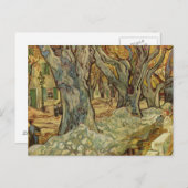 Vincent Van Gogh - Landschap Trees Briefkaart (Voorkant / Achterkant)