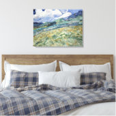 Vincent van Gogh, Landschap uit Saint-Remy Canvas Afdruk (Insitu (Slaapkamer))