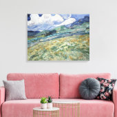 Vincent van Gogh, Landschap uit Saint-Remy Canvas Afdruk (Insitu (Woonkamer))