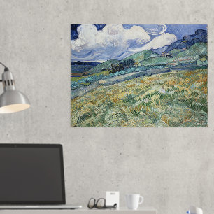 Vincent van Gogh, Landschap uit Saint-Remy Folie Afdrukken