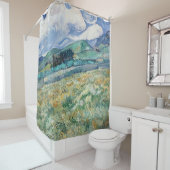 Vincent Van Gogh - Landschap van Saint-Remy Douchegordijn (In situ)