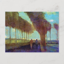 Vincent Van Gogh - Landweg Met Twee Personen Briefkaart