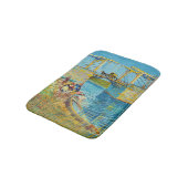 Vincent van Gogh - Langlois Bridge in Arles #1 Badmat (Gekanteld)