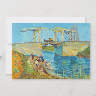Vincent van Gogh - Langlois Bridge in Arles #1 Bedankkaart