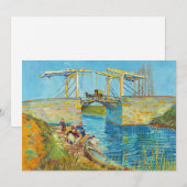 Vincent van Gogh - Langlois Bridge in Arles #1 Bedankkaart (Voorkant / Achterkant)