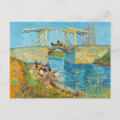 Vincent van Gogh - Langlois Bridge in Arles #1 Briefkaart (Voorkant)