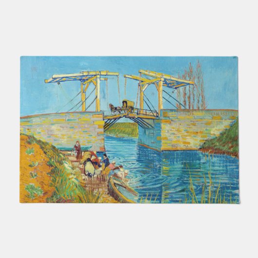 Vincent van Gogh - Langlois Bridge in Arles #1 Deurmat (Voorkant)