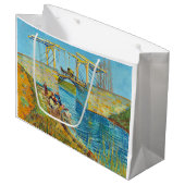 Vincent van Gogh - Langlois Bridge in Arles #1 Groot Cadeauzakje (Voorkant Gekanteld)