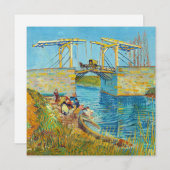 Vincent van Gogh - Langlois Bridge in Arles #1 Kaart (Voorkant / Achterkant)