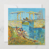 Vincent van Gogh - Langlois Bridge in Arles #1 Kaart (Voorkant)