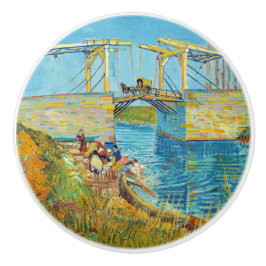 Vincent van Gogh - Langlois Bridge in Arles #1 Keramische Knop