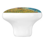 Vincent van Gogh - Langlois Bridge in Arles #1 Keramische Knop (Zijkant)