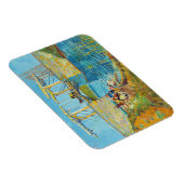 Vincent van Gogh - Langlois Bridge in Arles #1 Magneet (Rechterzijde)
