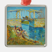 Vincent van Gogh - Langlois Bridge in Arles #1 Metalen Ornament (Voorkant)