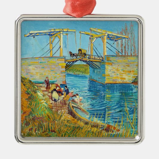 Vincent van Gogh - Langlois Bridge in Arles #1 Metalen Ornament (Voorkant)