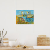 Vincent van Gogh - Langlois Bridge in Arles #1 Poster (Keuken)