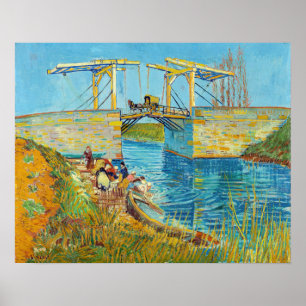 Vincent van Gogh - Langlois Bridge in Arles #1 Poster