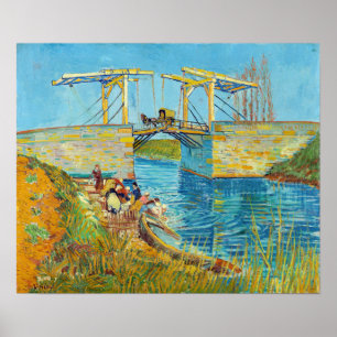 Vincent van Gogh - Langlois Bridge in Arles #1 Poster