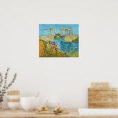 Vincent van Gogh - Langlois Bridge in Arles #1 Poster (Keuken)