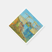Vincent van Gogh - Langlois Bridge in Arles #1 Servet (Hoek)