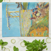 Vincent van Gogh - Langlois Bridge in Arles #1 Theedoek (Gevouwen)