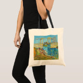Vincent van Gogh - Langlois Bridge in Arles #1 Tote Bag (Voorkant (product))