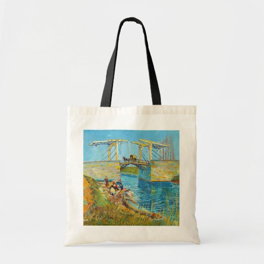 Vincent van Gogh - Langlois Bridge in Arles #1 Tote Bag (Voorkant)