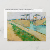 Vincent van Gogh - Langlois Bridge in Arles #2 Briefkaart (Voorkant / Achterkant)