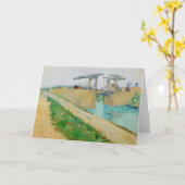 Vincent van Gogh - Langlois Bridge in Arles #2 Kaart (Gele Bloem)