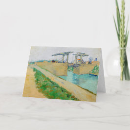 Vincent van Gogh - Langlois Bridge in Arles #2 Kaart