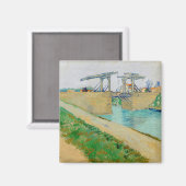 Vincent van Gogh - Langlois Bridge in Arles #2 Magneet (Voorkant / Achterkant)