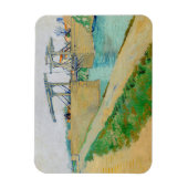 Vincent van Gogh - Langlois Bridge in Arles #2 Magneet (Verticaal)