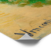 Vincent van Gogh - Langlois Bridge in Arles #2 Poster (Hoek)