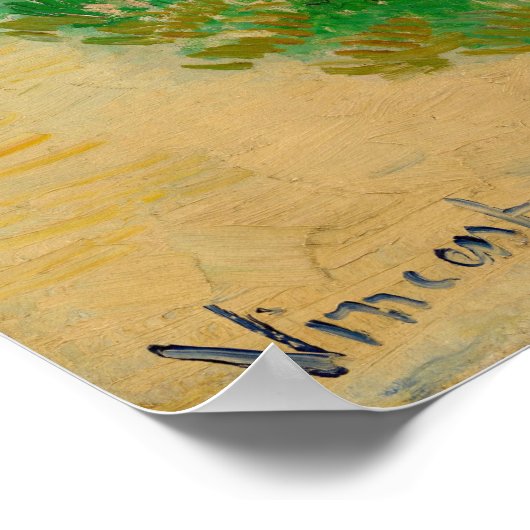 Vincent van Gogh - Langlois Bridge in Arles #2 Poster (Hoek)