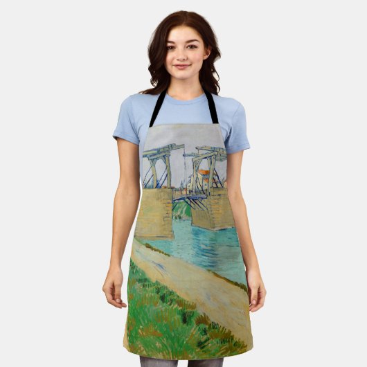 Vincent van Gogh - Langlois Bridge in Arles #2 Schort (Gedragen)