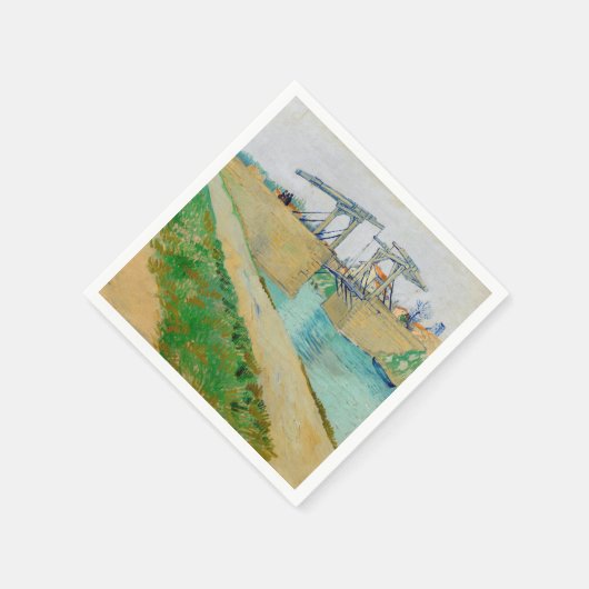Vincent van Gogh - Langlois Bridge in Arles #2 Servet (Hoek)