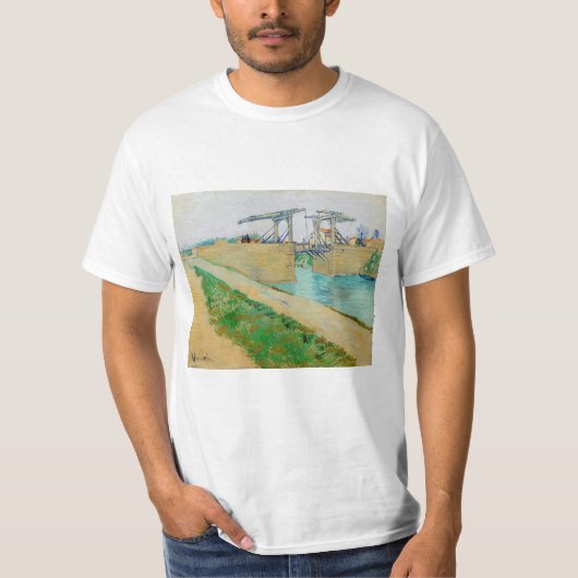Vincent van Gogh - Langlois Bridge in Arles #2 T-shirt (Voorkant)
